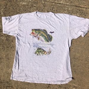 Vintage fish shirt size XL